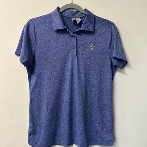 Clique Charge Active Women's Stretch Polo Shirt Blue 100% Polyester Size S